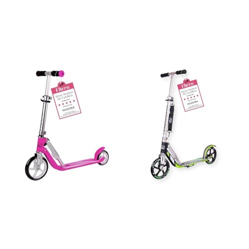 HUDORA Little Big Wheel Scooter Magenta Roller Kinder & BigWheel 205 Scooter - Stabiler Aluminium-Roller von HUDORA