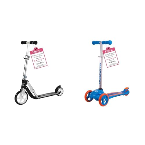 HUDORA Little BigWheel Scooter - Sicherer Aluminium-Roller & Scooter Flitzkids 2.0 I Stabiler Kinderscooter mit großer Trittfläche HUDORA Little BigWheel Scooter - Sicherer Aluminium-Roller & Scooter Flitzkids 2.0 I Stabiler Kinderscooter mit großer Trittfläche von HUDORA