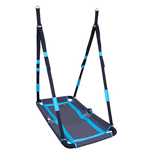 HUDORA Nestschaukel Eckig Hollywood, anthrazit/türkis , Indoor & Outdoor geeignet , Nest-Schaukel zum Sitzen & Liegen , 72165 HUDORA Nestschaukel Eckig Hollywood, anthrazit/türkis , Indoor & Outdoor geeignet , Nest-Schaukel zum Sitzen & Liegen , 72165 von HUDORA