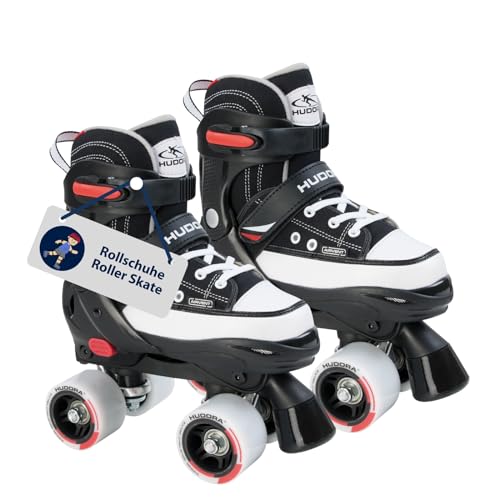 HUDORA Rollschuh Roller Skate in pink/schwarz - hochwertige Rollschuhe aus Nylon - Bequeme Kinder Rollschuhe über 4 Größen verstellbar - stilvolle Rollschuhe für Kinder & Jugendliche HUDORA Rollschuh Roller Skate in pink/schwarz - hochwertige Rollschuhe aus Nylon - Bequeme Kinder Rollschuhe über 4 Größen verstellbar - stilvolle Rollschuhe für Kinder & Jugendliche von HUDORA