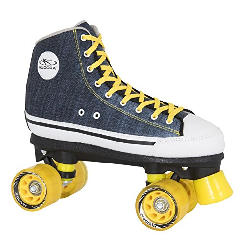 HUDORA Rollschuhe Roller-Skates Blue Denim, Disco-Roller, Gr. 36, 13010 von HUDORA