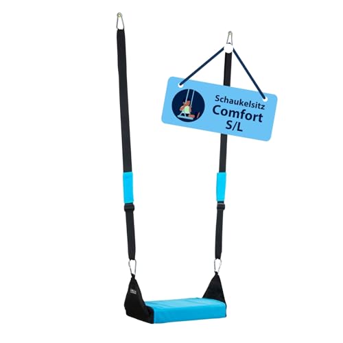 HUDORA Schaukelsitz Comfort in small/Large - Bequeme Sitzschaukel mit wasserabweisendem Sitzpolster - gepolsterte Outdoor Gartenschaukel zum Aufhängen - Sitzkomfort Schaukel für Kinder & Erwachsene HUDORA Schaukelsitz Comfort in small/Large - Bequeme Sitzschaukel mit wasserabweisendem Sitzpolster - gepolsterte Outdoor Gartenschaukel zum Aufhängen - Sitzkomfort Schaukel für Kinder & Erwachsene von HUDORA
