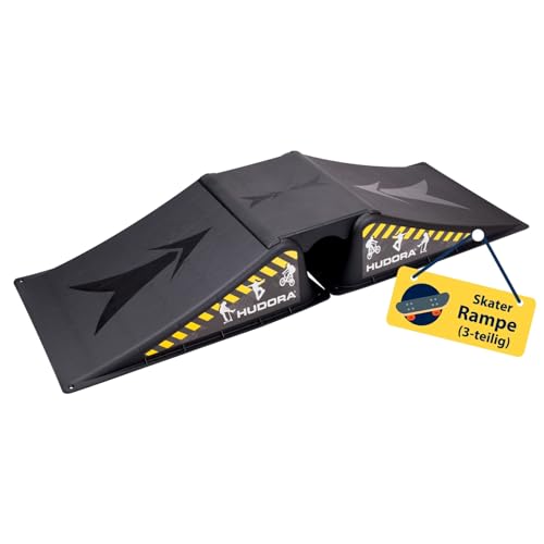 HUDORA Skaterrampe I 3-/5-teiliges Skateboard Rampenset für Hof & Garten I vielseitige Mini Skateboardrampe aus Kunststoff für Kinder & Jugendliche bis 60/80kg I Skatepark Equipment für Zuhause HUDORA Skaterrampe I 3-/5-teiliges Skateboard Rampenset für Hof & Garten I vielseitige Mini Skateboardrampe aus Kunststoff für Kinder & Jugendliche bis 60/80kg I Skatepark Equipment für Zuhause von HUDORA