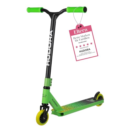 HUDORA Stunt Scooter Kinder - Hochwertiger Stunt Roller für Kinder von 6 - 10 Jahren I Robuster Freestyle Scooter mit 360°-BMX-Lenkung - Kindgerechter Trick Roller für bis zu 100 kg HUDORA Stunt Scooter Kinder - Hochwertiger Stunt Roller für Kinder von 6 - 10 Jahren I Robuster Freestyle Scooter mit 360°-BMX-Lenkung - Kindgerechter Trick Roller für bis zu 100 kg von HUDORA