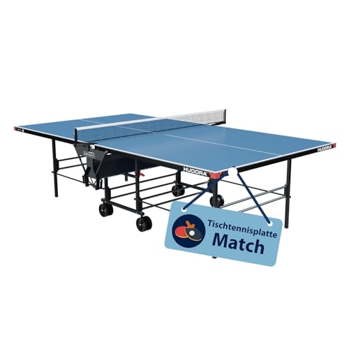 HUDORA Tischtennisplatte Match - robuste Tischtennisplatte Outdoor & Indoor - hochwertige Tischtennisplatte klappbar & wetterfest - Ping Pong Platte für noch mehr Spiel-Komfort HUDORA Tischtennisplatte Match - robuste Tischtennisplatte Outdoor & Indoor - hochwertige Tischtennisplatte klappbar & wetterfest - Ping Pong Platte für noch mehr Spiel-Komfort von HUDORA