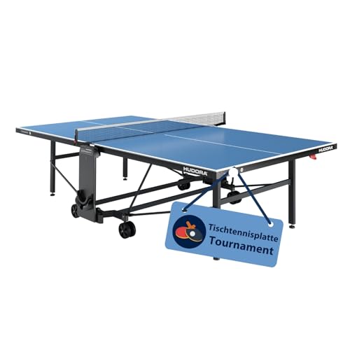 HUDORA Tischtennisplatte Tournament - robuste Tischtennisplatte Outdoor & Indoor - hochwertige Tischtennisplatte klappbar & wetterfest - Ping Pong Platte für Vielspieler HUDORA Tischtennisplatte Tournament - robuste Tischtennisplatte Outdoor & Indoor - hochwertige Tischtennisplatte klappbar & wetterfest - Ping Pong Platte für Vielspieler von HUDORA