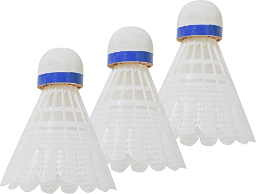 Hudora Unisex – Erwachsene Badmintonball Champ, 3 Stück, One Size Hudora Unisex – Erwachsene Badmintonball Champ, 3 Stück, One Size von HUDORA