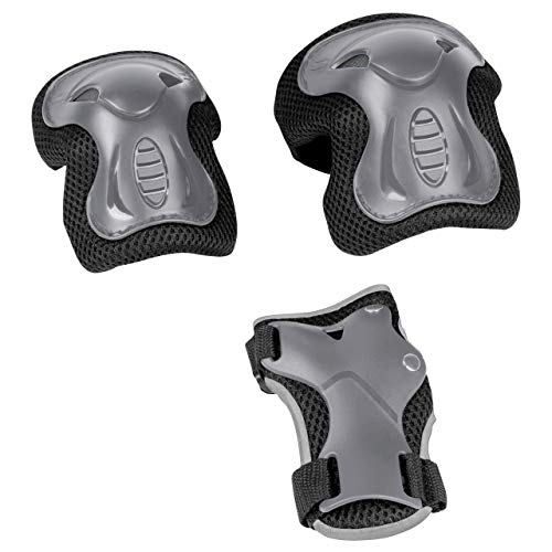 HUDORA Unisex Jugend 83187 Hornet Protektorenset Gr. S, Silber, S HUDORA Unisex Jugend 83187 Hornet Protektorenset Gr. S, Silber, S von HUDORA