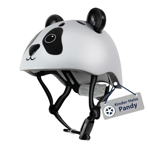 HUDORA Kinderhelm Pandy - Bequemer Kleinkind-Helm in XS - Sicherer Fahrradhelm mit süßem Panda-Motiv - Hochwertiger Kinder-Helm für Mädchen & Jungen - Ideal für Laufrad / Scooter & Fahrrad HUDORA Kinderhelm Pandy - Bequemer Kleinkind-Helm in XS - Sicherer Fahrradhelm mit süßem Panda-Motiv - Hochwertiger Kinder-Helm für Mädchen & Jungen - Ideal für Laufrad / Scooter & Fahrrad von HUDORA