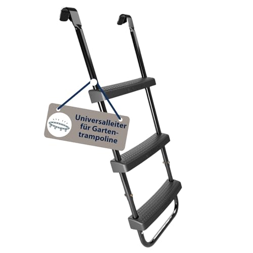 HUDORA Universalleiter - rutschhemmende Trampolinleiter mit breiten Stufen - höhenverstellbare Sicherheitsleiter für's Trampolin - hochwertige & UV-beständige Leiter für viele Trampolinhöhen HUDORA Universalleiter - rutschhemmende Trampolinleiter mit breiten Stufen - höhenverstellbare Sicherheitsleiter für's Trampolin - hochwertige & UV-beständige Leiter für viele Trampolinhöhen von HUDORA