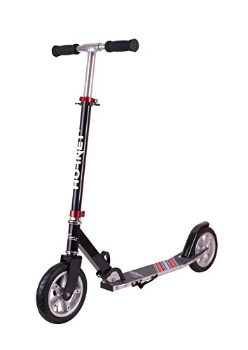 Hudora Hornet Scooter Roller Air 200, schwarz/rot | Luftreifen Big Wheel | Tret-Roller luftbereift | Kick-Scooter | 14533 Hudora Hornet Scooter Roller Air 200, schwarz/rot | Luftreifen Big Wheel | Tret-Roller luftbereift | Kick-Scooter | 14533 von HUDORA