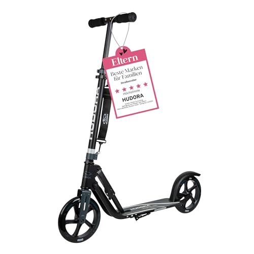 Hudora Roller für Erwachsene – Klappbarer Erwachsenen-Roller, höhenverstellbar, HUDORA BigWheel 205 Scooter - Stabiler Aluminium-Roller Hudora Roller für Erwachsene – Klappbarer Erwachsenen-Roller, höhenverstellbar, HUDORA BigWheel 205 Scooter - Stabiler Aluminium-Roller von HUDORA