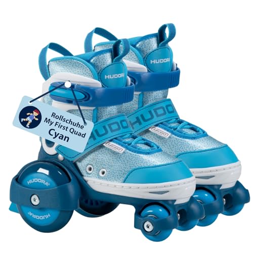 HUDORA Rollschuh My First Quad in versch. Größen & Farben - hochwertige Rollschuhe für Kinder bis 20kg - Kinder Rollschuhe größenverstellbar - sichere Einsteiger-Rollerskates mit großen Rollen HUDORA Rollschuh My First Quad in versch. Größen & Farben - hochwertige Rollschuhe für Kinder bis 20kg - Kinder Rollschuhe größenverstellbar - sichere Einsteiger-Rollerskates mit großen Rollen von HUDORA