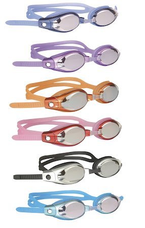 Schwimmbrille Mirror, Rot Schwimmbrille Mirror, Rot von HUDORA