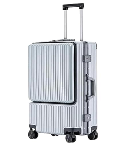 HUDSO Gepäcktrolley-Koffer, Frontöffnungskoffer, wiederaufladbar, Universalrad, aufgegebenes Gepäck, Handgepäck, leichtes Gepäck von HUDSO