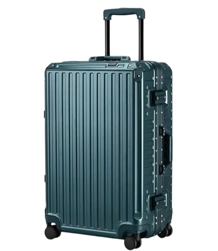 HUDSO Gepäcktrolley-Koffer, Hartschalen-Gepäck mit Aluminiumrahmen, Koffer ohne Reißverschluss und Spinner-Rädern, leichtes Gepäck von HUDSO