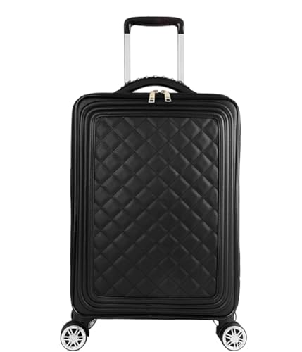 HUDSO Gepäcktrolley-Koffer, Reisegepäck, weiches, aufrechtes, Robustes Gepäck mit 4 Spinner-Rädern, Damenkoffer, leichtes Gepäck von HUDSO