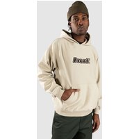 HUF Logo Applique Fleece Hoodie putty HUF Logo Applique Fleece Hoodie putty von HUF