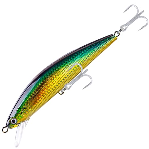 HUFFA Angelköder Big Game 15 cm 63,5 g Kunstköder zum Angeln im Meer sinkende harte Köder lange Wurf Minnow Jerkbait Tackle (CC136B-01) von HUFFA