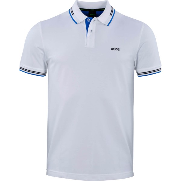 HUGO BOSS Polo Paul weiß von HUGO BOSS