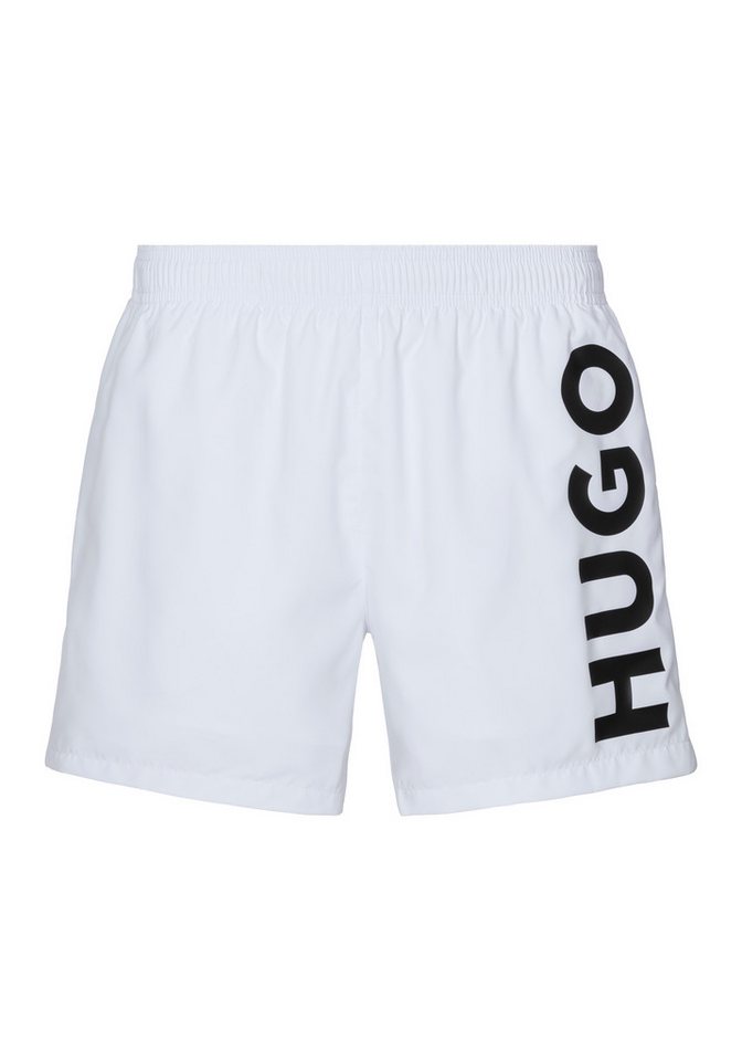 HUGO Badeshorts ABAS seitlich mit großem HUGO Logo-Print HUGO Badeshorts ABAS seitlich mit großem HUGO Logo-Print von HUGO