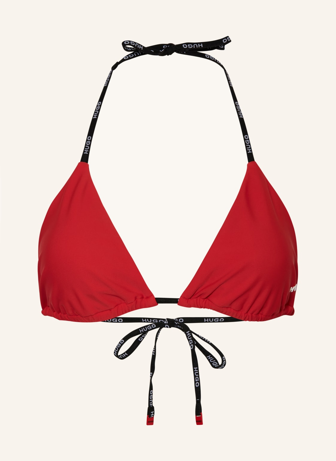 Hugo Triangel-Bikini-Top Pure rot von HUGO