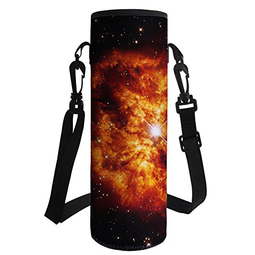 HUGS IDEA Neopren-Wasserflaschen-Tasche mit verstellbarem Schultergurt, isoliert HUGS IDEA Neopren-Wasserflaschen-Tasche mit verstellbarem Schultergurt, isoliert von HUGS IDEA