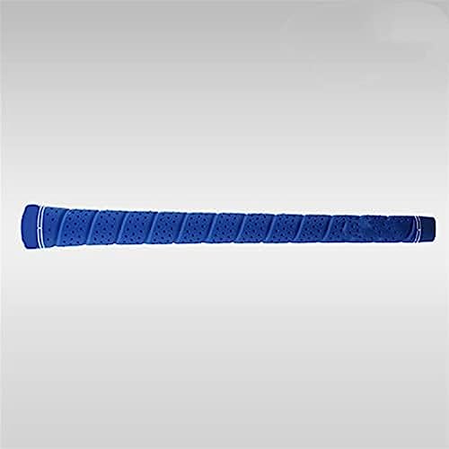 Langlebiger 10-teiliger Wrap-Golfgriff in 4 Farben zur Auswahl von TPE-Material. Standard-Golfschlägergriffe für Schläger, Blau von HUHUJINGE