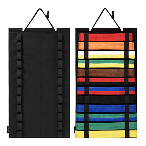 HUHYNN Jungen Karate Gürtel Display, Schwarz HUHYNN Jungen Karate Gürtel Display, Schwarz von HUHYNN