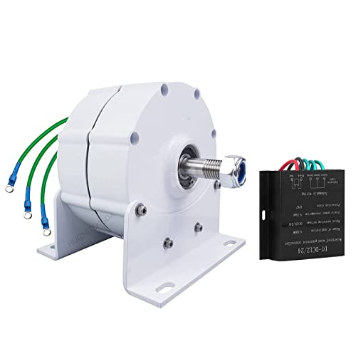 HUIZHITENGDA 220V,400 U/min Permanentmagnet mit niedriger Geschwindigkeit, 12V, 24V, 48V, 3000W Permanentmagnet-Lichtmaschine, kernloser Magnetschwebebahn für Solarpanel-Windturbine von HUIZHITENGDA