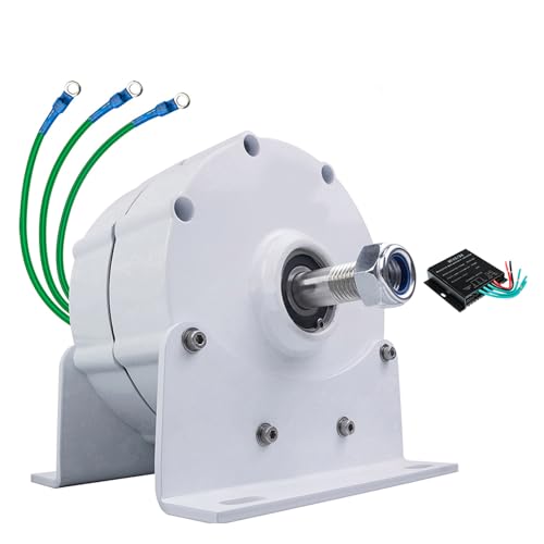 HUIZHITENGDA Getrieber Permanenter Magnetgenerator 1500W 12 V 24 V 48 V 48 V Windturbinengenerator Motor Für Wasserschutz Und Windkraft Haushalt,48V von HUIZHITENGDA