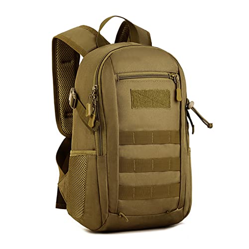 HUNTVP Militär Rucksack 20L Bundeswehr Rucksack Taktischer Rucksack Herren Rucksack Klein Wanderrucksack mini Rucksack Molle Daypack Schulrucksack für Sport Reise Wandern Camping (20L-Braun) HUNTVP Militär Rucksack 20L Bundeswehr Rucksack Taktischer Rucksack Herren Rucksack Klein Wanderrucksack mini Rucksack Molle Daypack Schulrucksack für Sport Reise Wandern Camping (20L-Braun) von HUNTVP