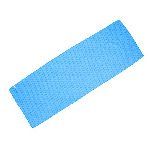 HURRISE Yoga-Handtuch, rutschfeste Yogamatte, Weiche Mikrofaser, rutschfest, Schweißabsorbierend, Yoga-Handtuch für Pilates-Übungskurse(Blau) von HURRISE