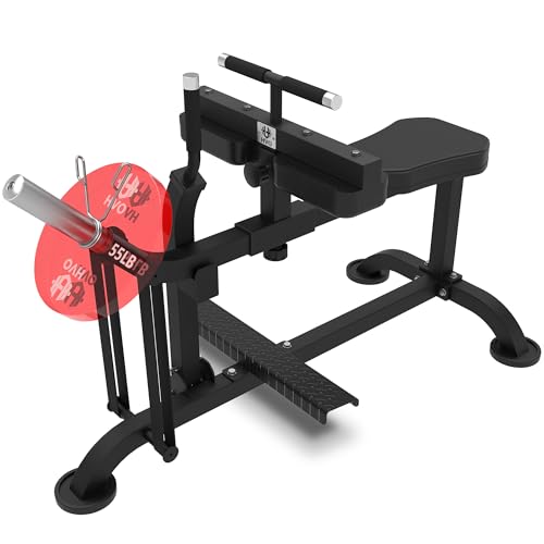 HVO Wedentrainer Wadenmaschine Sitzend: Beintrainer für Zuhause im Sitzen Bein Training Trainingsgerät Kraft-Beintrainer Seated Calf Raise Machine Schwarz HVO Wedentrainer Wadenmaschine Sitzend: Beintrainer für Zuhause im Sitzen Bein Training Trainingsgerät Kraft-Beintrainer Seated Calf Raise Machine Schwarz von HVO