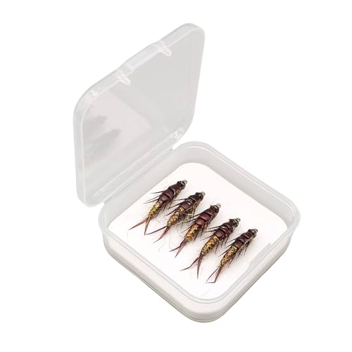 5pcs Fly Fly Fishing Lures Köder Mit Kurbel Haken Steinfliege Künstliche Köder Fliegenfischen Künstliche Fischereiköder 5pcs Fly Fly Fishing Lures Köder Mit Kurbel Haken Steinfliege Künstliche Köder Fliegenfischen Künstliche Fischereiköder von HVRFJXI