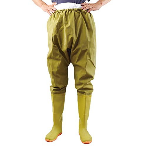 HWBZSZY Angelkleidung Jagd Wathose Wasserdichter Anzug Atmungsaktive Hüftwathose Overalls Fischhose PVC Gummi rutschfeste Regenstiefel Outdoor Angeln Jagdhose 110Cm,Beige,38 EU HWBZSZY Angelkleidung Jagd Wathose Wasserdichter Anzug Atmungsaktive Hüftwathose Overalls Fischhose PVC Gummi rutschfeste Regenstiefel Outdoor Angeln Jagdhose 110Cm,Beige,38 EU von HWBZSZY