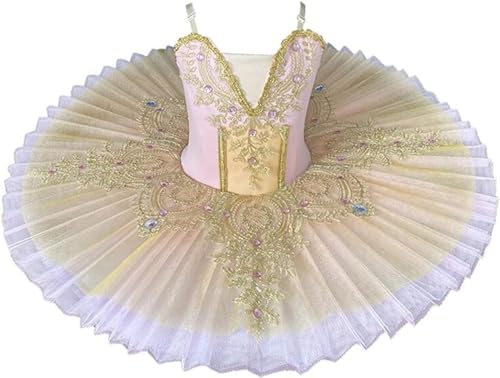 HWBZSZY Kinder Mädchen Stickerei Blume Ballett Tanzkleid Ärmelloses Top Tutu Rock Trikot Schlittschuhlaufen Gymnastik Kinder Tanzbekleidung Ballsaal Performance Übung Kostüm,Rosa,160 HWBZSZY Kinder Mädchen Stickerei Blume Ballett Tanzkleid Ärmelloses Top Tutu Rock Trikot Schlittschuhlaufen Gymnastik Kinder Tanzbekleidung Ballsaal Performance Übung Kostüm,Rosa,160 von HWBZSZY