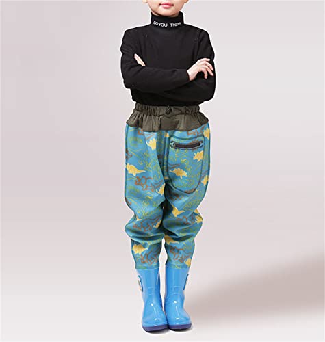 HWBZSZY Leichte Atmungsaktiv PVC-Wathose für Jungen und Mädchen, Elastische Taille Outdoor Anglerhose Jagdstiefel Kinder Mehrzweck Verdicken rutschfest Regen Schuhe Wader Hosen,Grün,35 EU HWBZSZY Leichte Atmungsaktiv PVC-Wathose für Jungen und Mädchen, Elastische Taille Outdoor Anglerhose Jagdstiefel Kinder Mehrzweck Verdicken rutschfest Regen Schuhe Wader Hosen,Grün,35 EU von HWBZSZY
