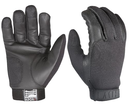 HWI Gear ND Neopren Patrol Duty Handschuh, konturgeschnittenes Design, extreme Taktilität, bequem, langlebig für taktische Operationen, Schwarz, Medium von HWI Gear