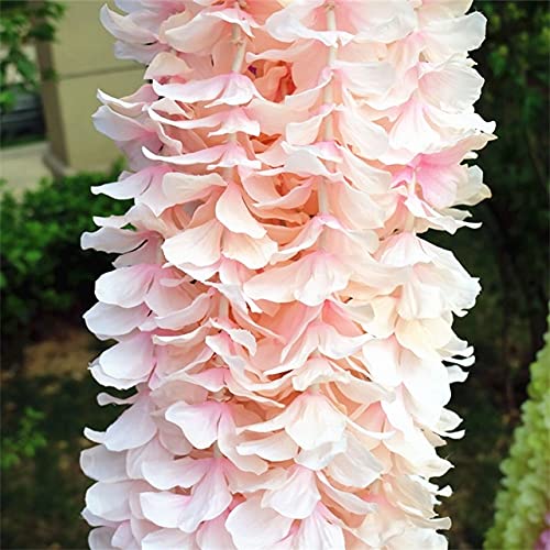 HXFFXHF 1PCS Künstliche Hortensien Glyzinien Blume Für DIY Simulation Hochzeit Bogen Rattan Wand Hängen Home Party Dekoration Gefälschte Blume von HXFFXHF