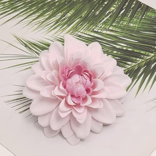 HXFFXHF 20 Stück künstliche Seidenblumenköpfe für Hochzeitsdekoration, Rose, DIY-Kranz, Scrapbooking, Basteln, gefälschte Blumen, Champagner von HXFFXHF