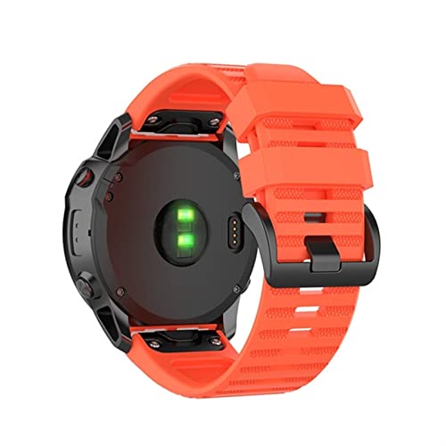 HXFFXHF 22 26 MM Quick Fit Armband für Fenix ​​7 7X Uhr Silikon Quick Release Easyfit Handgelenk Band Strap für Fenix ​​6 6X Pro Uhr von HXFFXHF