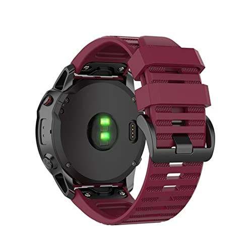 HXFFXHF 22 26 MM Quick Fit Armband für Fenix ​​7 7X Uhr Silikon Quick Release Easyfit Handgelenk Band Strap für Fenix ​​6 6X Pro Uhr von HXFFXHF