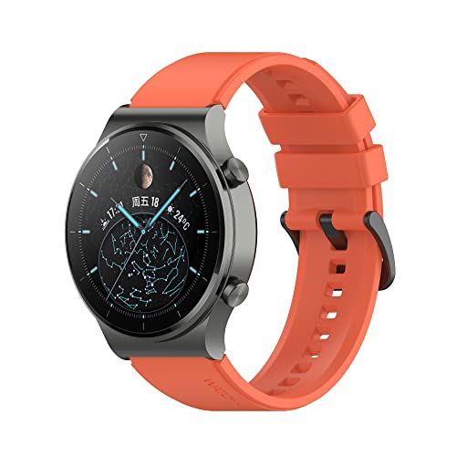 HXFFXHF 22mm Smart Watch Band für Huawei GT 2 Pro Silikon-Armbänder für Xiaomi GTR 47mm GTR2 2e Armband von HXFFXHF