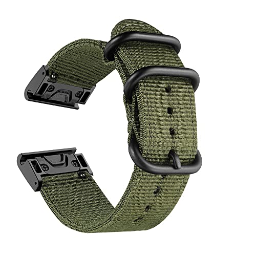 HXFFXHF 26 mm Nylon-Armband, schnell und einfach zu montieren, für Enduro/Tactix Delta Smart-Armband für Descent MK1 MK2 MK2i-Armband von HXFFXHF