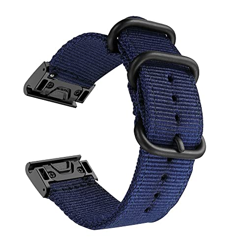 HXFFXHF 26 mm Nylon-Armband, schnell und einfach zu montieren, für Enduro/Tactix Delta Smart-Armband für Descent MK1 MK2 MK2i-Armband von HXFFXHF