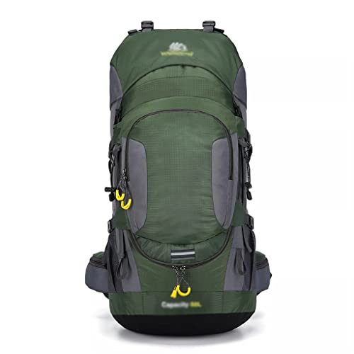 HXFFXHF 60L Outdoor Wanderrucksack Rucksack Reise Bergsteigertasche Wandern Camping Rucksack (Farbe: C, Größe von HXFFXHF