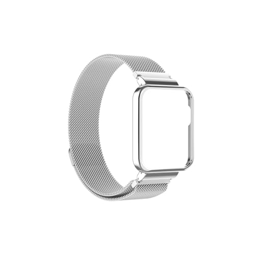 HXFFXHF Armband passend für Xiaomi Redmi Watch 3 2 Lite, Band passend für Mi Watch Lite, mit Metallschutzhülle, Stoßstangenschlaufe, Armband für Redmi Watch von HXFFXHF