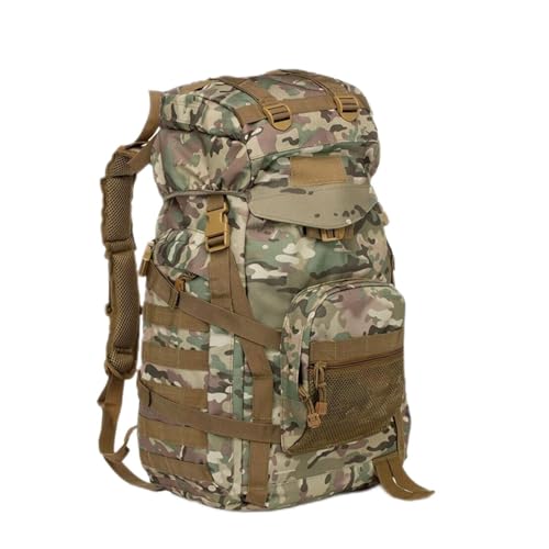 HXFFXHF Camping-Rucksack, wasserdichter Outdoor-Camping-Wanderrucksack, Tarnung, militärischer taktischer Rucksack, professionelle Sport-Reisetaschen von HXFFXHF