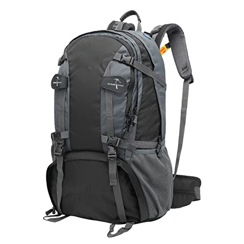 HXFFXHF Camping Rucksack Outdoor Klettern Tasche wasserdichte Reisetasche Männer Frauen Rucksack Schul Große Kapazität Camping Wandern Rucksack von HXFFXHF